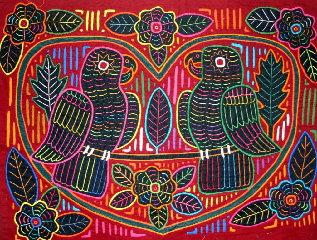 Guna Women Sewing Molas